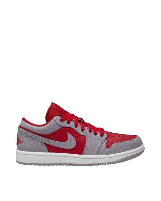 Nike Red Air Jordan 1 Low Sneakers