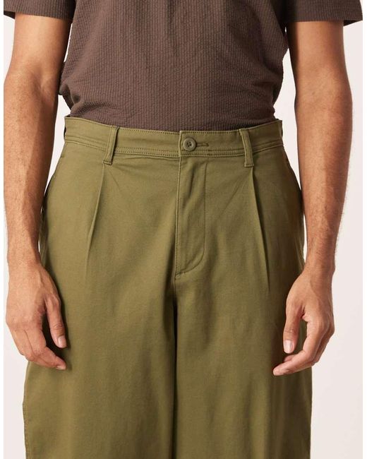 ASOS Green Loose Chinos for men