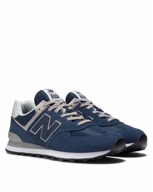 New Balance Black 574 Trainers for men