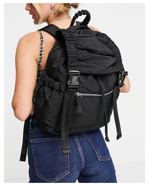 TOPSHOP Backpack in Black Lyst