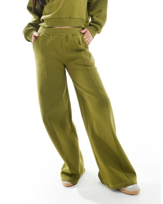 Miss Selfridge Green Wide Leg Jogger Co-Ord