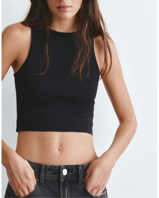 Pull&Bear Black – tanktop