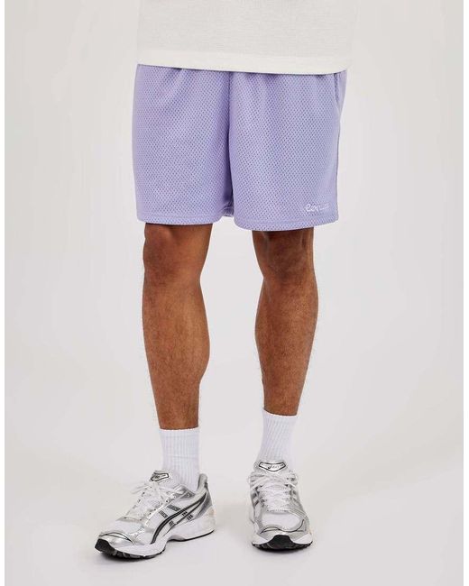 CERNUCCI White Relaxed Mesh Logo Short for men