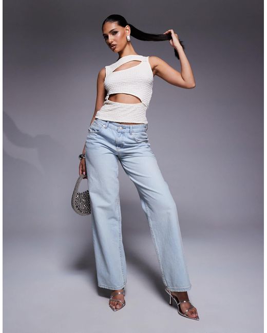 ASOS Gray – strukturiertes tanktop
