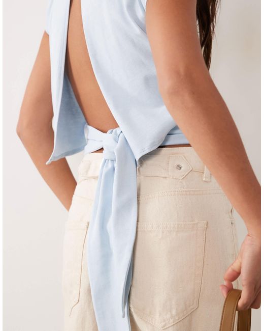 ASOS Pink Split Back T-shirt
