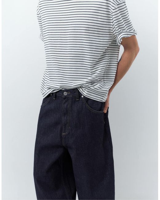 Pull&Bear – superweite jeans in Blue für Herren