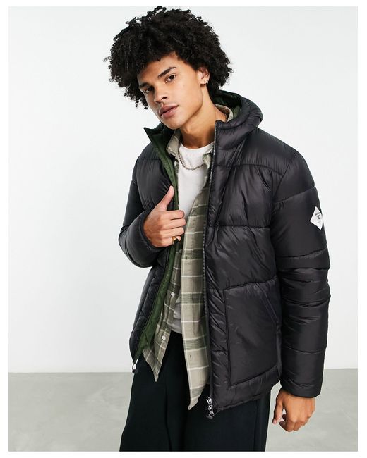 Barbour Reversible Hike Quilted Jacket in Black for Men | Lyst Canada