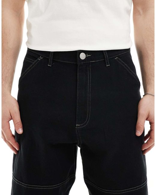 Jack & Jones – weite carpenter-hose in White für Herren