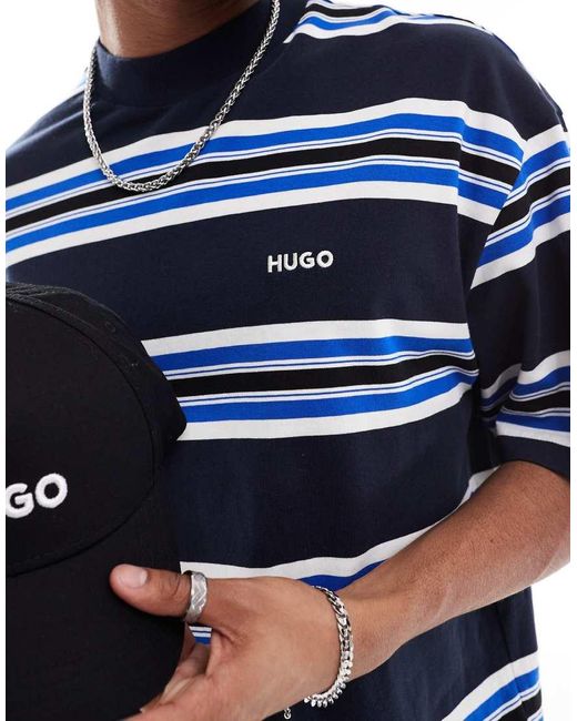 HUGO Blue Hugo Oversized T-shirt for men