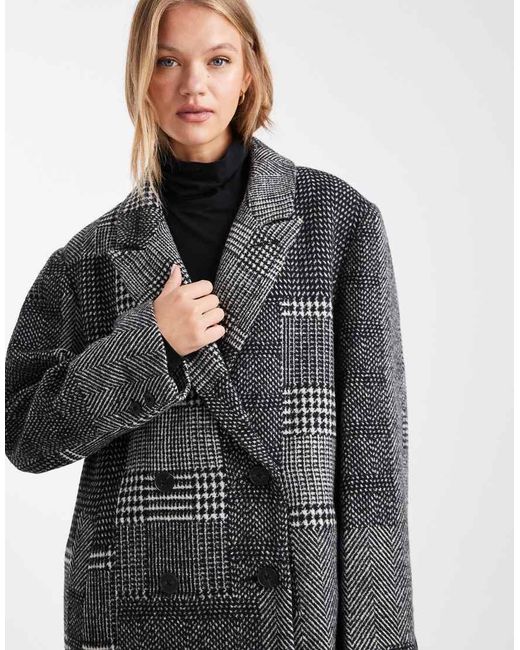 ASOS Black Oversized Dad Coat