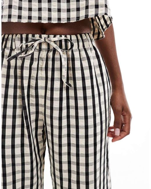 Daisy Street White Pull On Boxer Style Pants