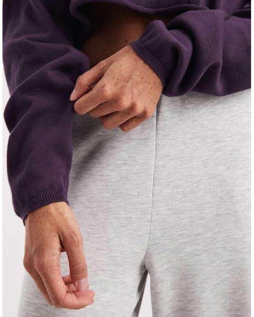 Cotton On Blue Off The Shoulder Cropped Knit