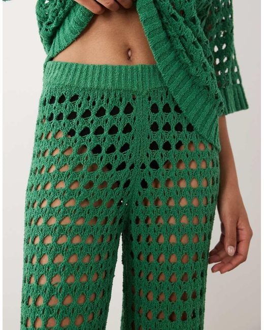 ASOS Green Wide Leg Pants