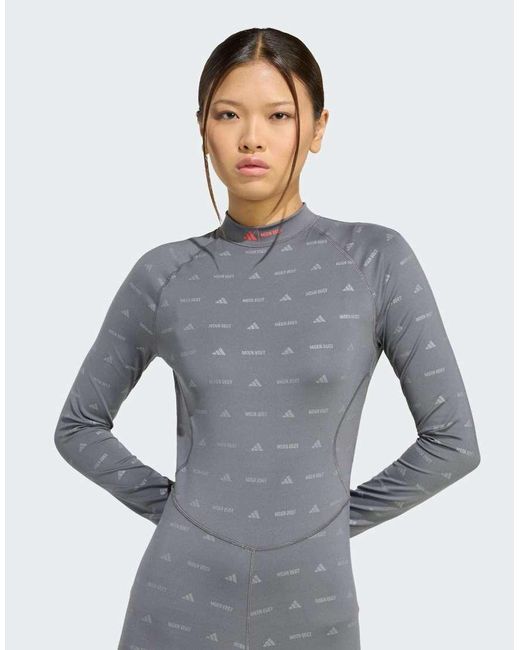 Adidas Originals White Adidas X Moon Boot Bodysuit