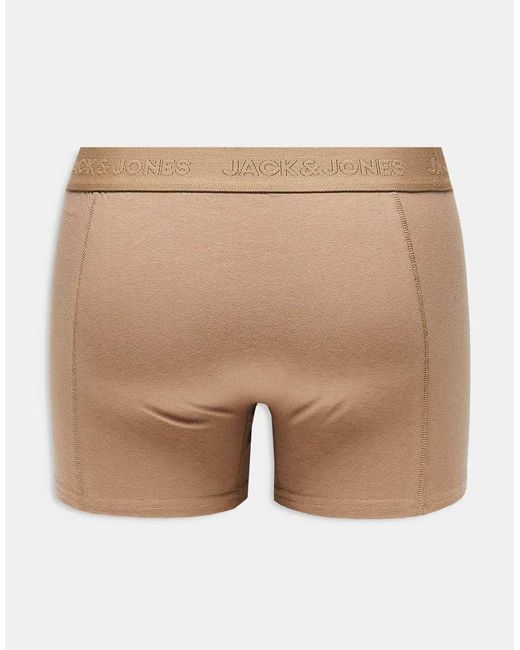Jack & Jones Red 3 Pack Trunks for men