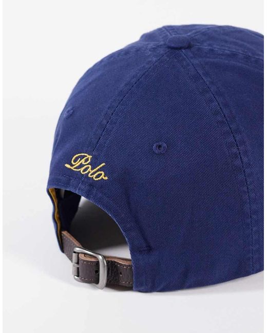 Polo Ralph Lauren Blue Polo Graphic Baseball Cap for men