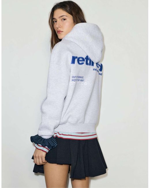 Pull&Bear Blue – kapuzenpullover