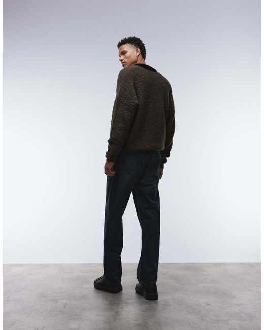 ASOS Green Straight Fit Jeans for men