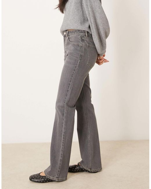 Gina Tricot Natural Mid Rise Bootcut Stretch Jeans
