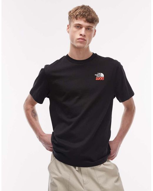 The North Face Black 1966 Half Dome Backprint Relaxed T-Shirt for men