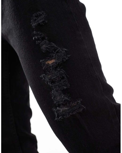 HERA Black Distressed Slim Fit Jean for men