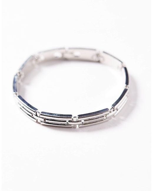 ASOS Blue Watch Strap With Embossed Detail for men