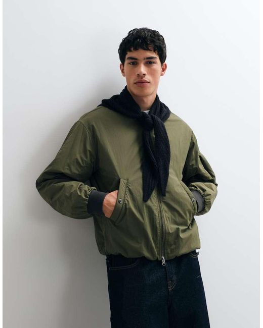 Sciarpa A Triangolo Nera A Coste di ASOS in Green da Uomo