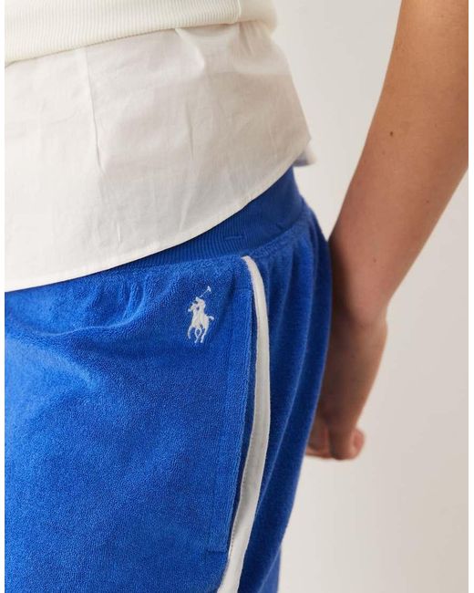 Polo Ralph Lauren White Knit Sport Shorts