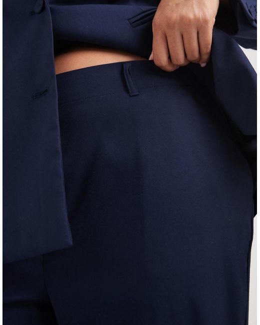 Vero Moda Blue Wide Leg Tailored Trouser Co-ord