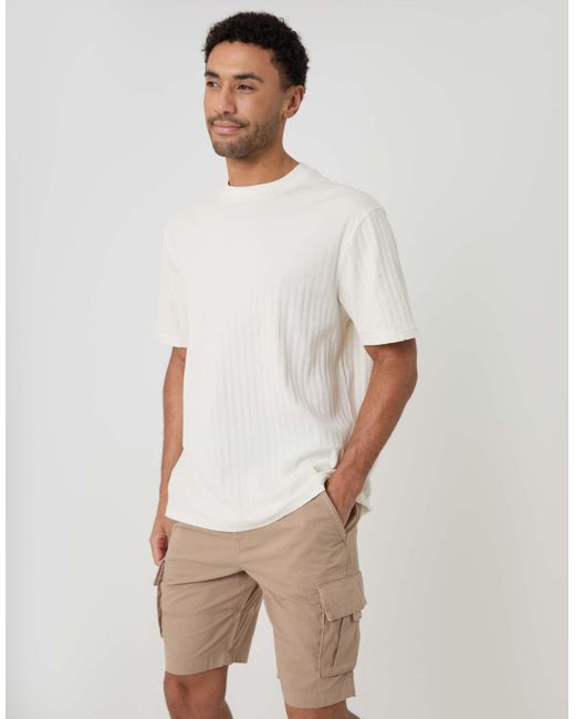 Short cargo - taupe Threadbare pour homme en coloris Natural