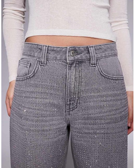 ASOS Purple Slim Barrel Jeans