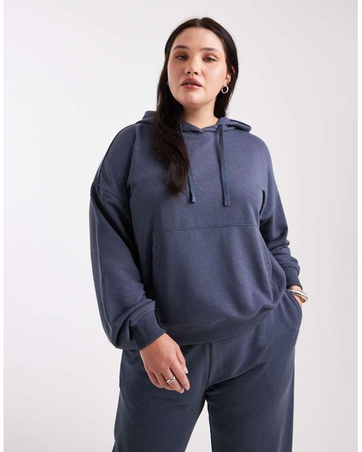 ONLY Hoodie in het Blue