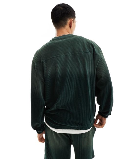 ASOS – oversize-rugby-sweatshirt in Green für Herren
