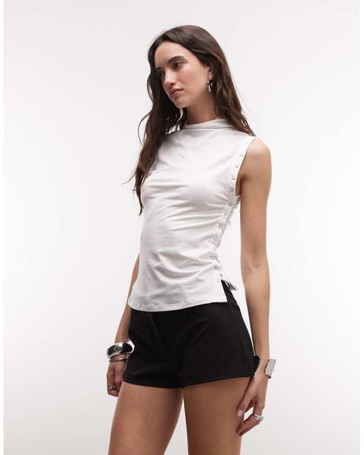 Weekday Black Mini Tailored Shorts