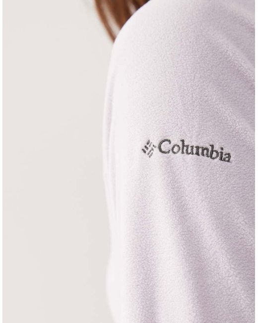 Columbia Purple Glacial Iv 1/2 Zip Fleece