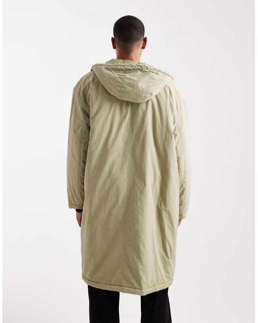 Parka Larga De ASOS de hombre de color Natural