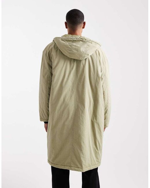 Parka Larga De ASOS de hombre de color Natural