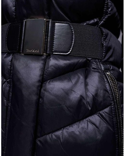River Island Blue Mid Length Puffer Jacket