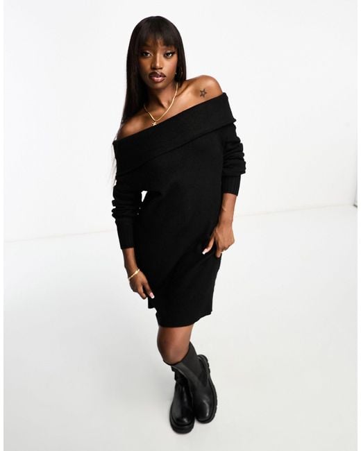 Jumper dress off best sale shoulder