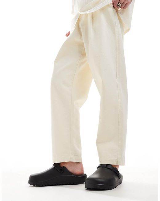 ASOS – clog-mules-sandalen in Black für Herren
