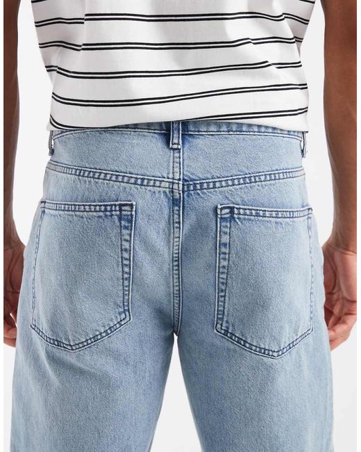 ASOS Blue Straight Jeans for men