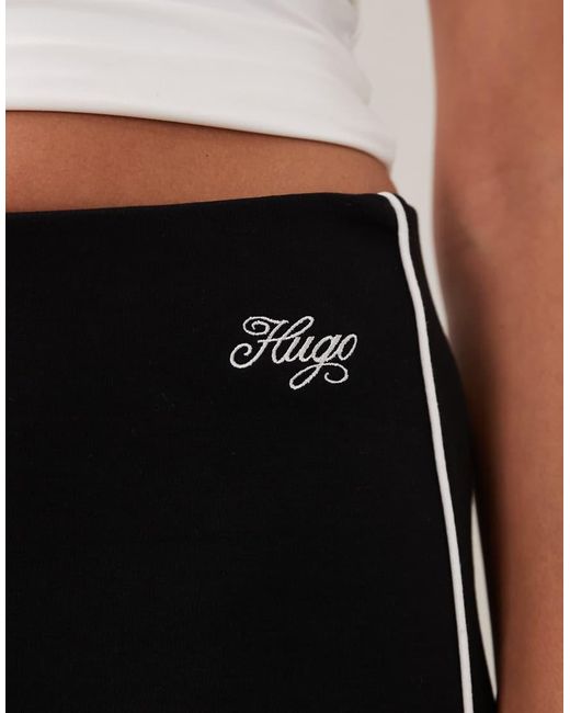 HUGO Black Niflack Jersey Trousers