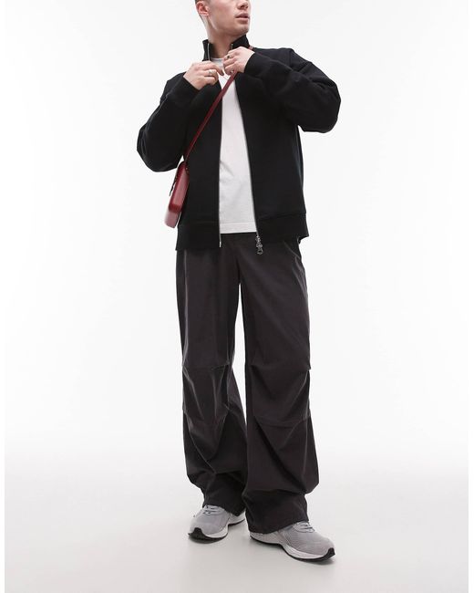 Topman – hose aus verwaschenem twill in White für Herren