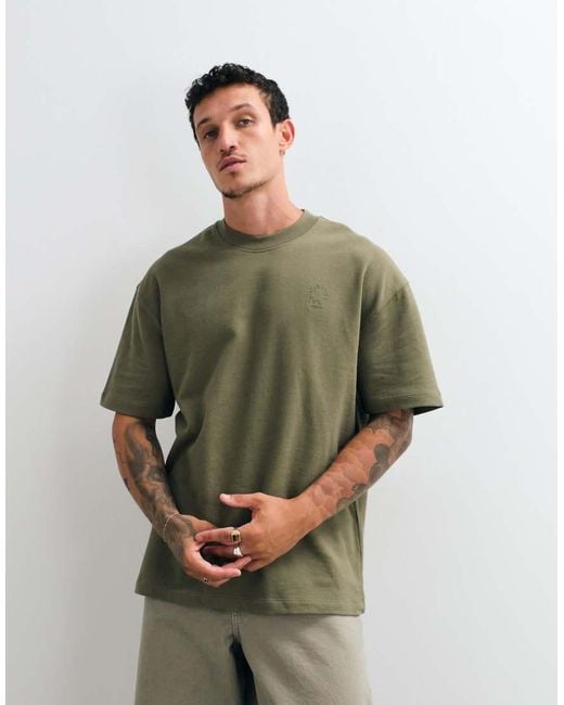AllSaints Green Haven Short Sleeve Graphic Logo T-shirt for men