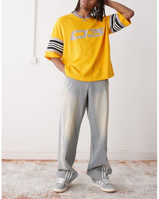 Adidas Originals Yellow Adilenium Season 3 Jeans for men