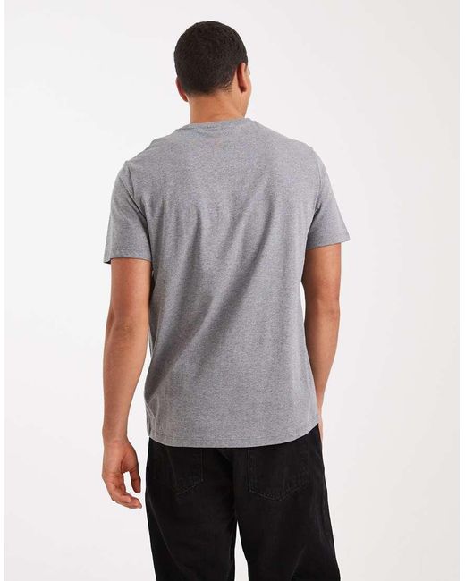Camiseta Con Parche Del Logo De Calvin Klein de hombre de color Gray