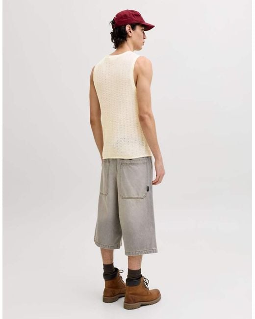 Jack & Jones Natural Knitted Top for men