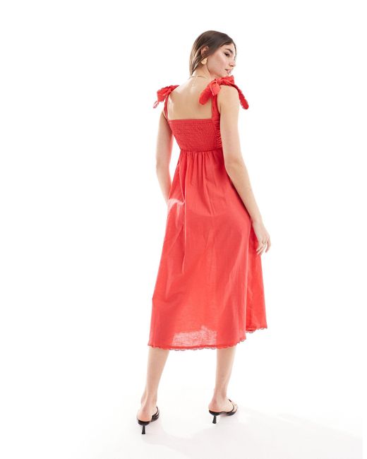 Never Fully Dressed Red Elspeth Midaxi Dress