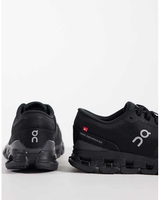 On Shoes Black Cloud X 4 Training Trainers