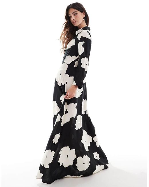 Y.A.S White Maxi Shirt Dress